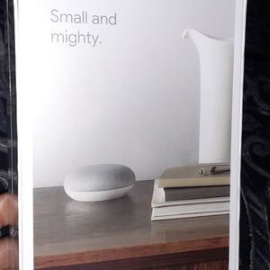 Google nest smart speaker, brand new.